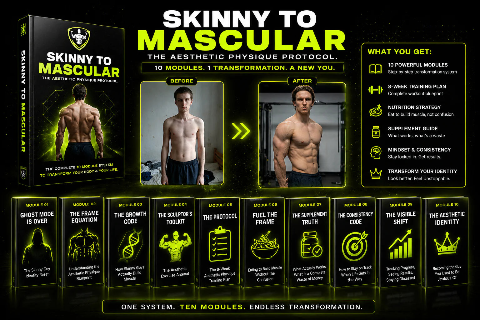 The Aesthetic Physique Protocol - by Skinny To Mascular